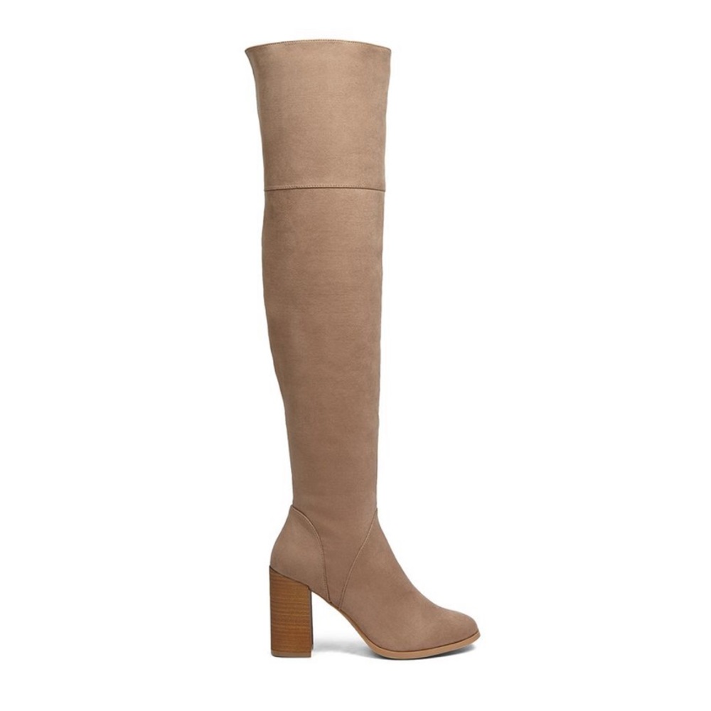Friday Night Block Heel Over The Knee Boot - Picture 5 of 8